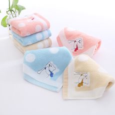 【星紅織品】蓬鬆系列 - 卡通熊純棉方巾