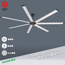 SUNON 節能大吊扇1.5M Powerful HVLS Series 1 工業吊扇 節能扇 吊掛