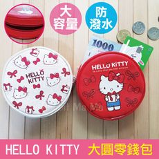 HELLO KITTY仿皮革大圓零錢包