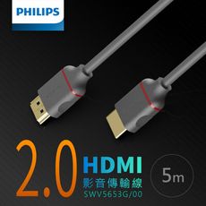 飛利浦PHILIPS SWV5653G 1.5M 3M 5M 4K高畫質 HDMI 2.0 影音傳輸