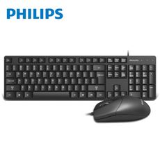 【PHILIPS 飛利浦】 有線鍵盤滑鼠組 SPT6254