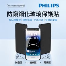 PHILIPS 飛利浦 iPhone 16系列  防窺視鋼化玻璃保護貼 DLK5511-15/96