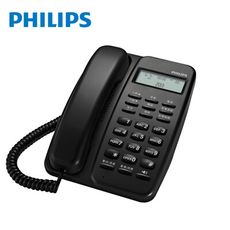 PHILIPS M10 來電顯示 有線電話 家用電話 大螢幕有線電話 有線電話 中文顯示電話 老人