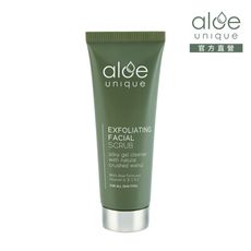 aloe unique 優尼客 去角質臉部磨砂 75ml 胡桃顆粒 天然 蘆薈 保濕