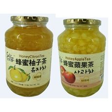【世比芽 Savia】🍵韓國蜂蜜柚子茶/蜂蜜蘋果茶 果肉最多 超好喝🍵  一罐/1kg