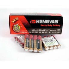 無尾熊4號電池Hengwei(AA1.5V) 4號無汞環保碳鋅電池/一盒60顆