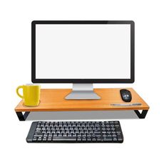 雙槽置物增高電腦螢幕架/DIY/桌上架/收納架/電腦架/臥室/主機架/辦公室/書房
