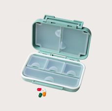 6格可拆式防潮保健盒藥盒/防潮/設計/稻穀/纖維