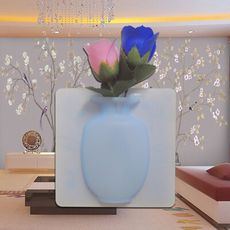 魔術矽膠花瓶/ 安全貼式花瓶