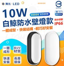 DanceLight 舞光 單入 白鯨系列 LED 10W 壁燈 防水係數IP66 白光/黃光