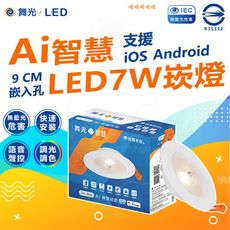 DanceLight 舞光 7W Ai智慧崁燈 支援Ok Google 智慧家庭 調光調色9cm崁孔