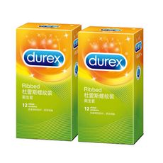 杜蕾斯Durex 螺紋裝12入x2 保險套