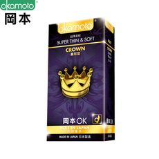 【岡本Okamoto】皇冠CROWN 超薄柔軟10入 保險套