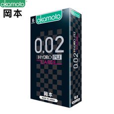 【岡本Okamoto】002L 水感勁薄Large(加大款)  6入保險套