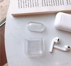 --庫米-- Apple AirPods 1代/2代 透明水晶保護殼 保護套 透明殼 硬殼