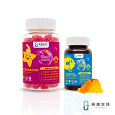 【純維】活力星星紫錐花蜂膠軟糖+活力亞麻仁籽油(含Omega-3 α-次亞麻油酸)軟糖