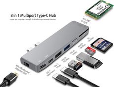 USB3.0+TypeC 八合二擴容集線器 (Mac Pro 專用)