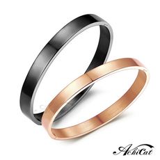 AchiCat 情侶手環 白鋼對手環 素面時尚 素面手環 單個價格 情人節推薦 B049