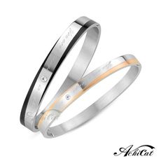AchiCat 情侶手環 白鋼手環 親密愛人 手環 單個價格 情人節禮物 B5019