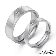 AchiCat 情侶對戒 白鋼戒指 浪漫表白 LOVE 單個價格 A8029