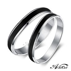 AchiCat 情侶手環 白鋼手環 完美戀情 素面手環 單個價格 情人節禮物 B6018