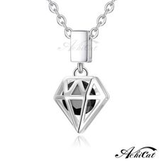 AchiCat 925純銀項鍊 時尚鑽石 鑽石項鍊 單鑽項鍊  生日禮物 CS7094