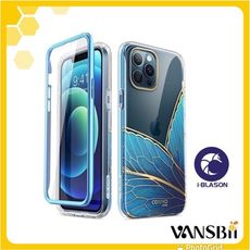 [VanSBii]美國iBlason-i Phone12/13軍規防摔殼（送鏡頭貼）藍蝴蝶