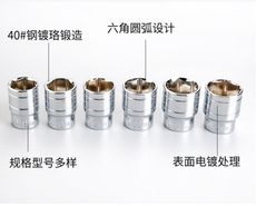 💥五星純鋼 不崩牙 保固十年💥 24mm 六角短套筒 套筒 套筒扳手 維修 絡釩鋼 套筒扳手