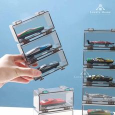 (台中 可愛小舖)小汽車模型收納盒 汽車收納 1:64收納盒 透明盒 TOMICA 多美小汽車