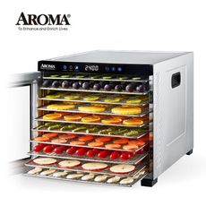 【美國 AROMA】紫外線十層全金屬乾果機 食物乾燥機 果乾機 烘乾機 AFD-925SDU