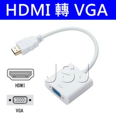 【JSJ】Hdmi to VGA 轉接器 無外接音源孔 視頻傳輸線 免電源轉換線 高清轉換器 公對母