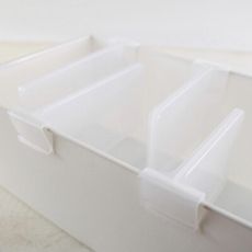 【小白鯨選品集】置物盒分隔板 日本製 三種尺寸 冷藏庫門置物盒隔板 冰箱隔層板 冰箱收納