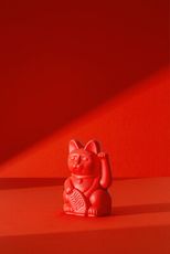 DONKEY LUCKY CAT 招財貓_mini_紅