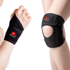 【7Power】醫療級專業護腕+護膝組合 (5顆磁石) (MIT台灣製造)