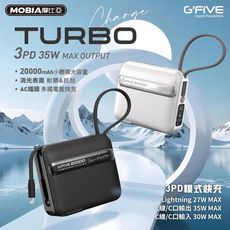 G-FIVE GP-120S 睿能多功能行動電源 20000mAh 贈硬殼包