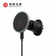 【亞果元素】CQ1 Qi2 15W 極致版車用磁吸充電器/充電盤