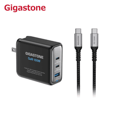 【Gigastone】PD/QC 100W GaN氮化鎵三孔Type-C快充組 (PD-100)