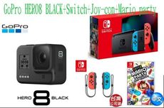 GoPro HERO8 BLACK + 任天堂  Switch +joy-con+瑪莉歐派對