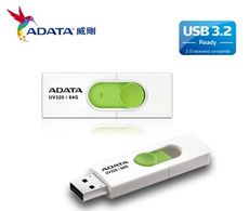 威剛 ADATA UV320 USB3.2 Gen1 隨身碟 64G 清新白 全新商品