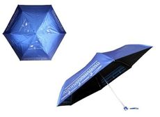 【鋼筆傘 手開色膠布三折傘】雙面印刷.超極輕只有160g防風 抗UV 晴雨傘