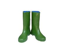 【長筒工作雨鞋】長筒雨鞋 高筒雨鞋 朝日牌-男用雨鞋(綠色)特製耐力膠-台灣製造