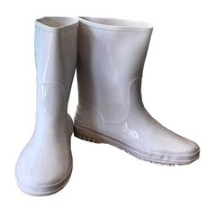 【廚師鞋 白色女用雨鞋】朝日牌 特製耐力膠-有內襯-台灣製造