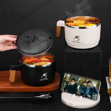 【1200ml】304不鏽鋼大容量泡麵碗 送環保餐具