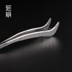加厚不銹鋼茶夾子 茶杯洗夾子金屬鑷子茶夾 功夫茶具配件茶道零配1入 -