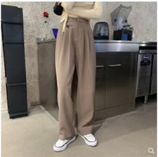 復古闊腿西裝長褲子