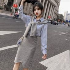 小個子洋氣甜美時尚套裝
