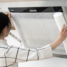 10米長廚房防油貼紙抽油煙機過濾網吸油紙防油貼紙家用防油罩 -