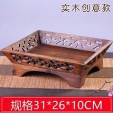 家用木質創意復古茶几擺件
