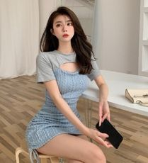 顯瘦氣質連衣裙