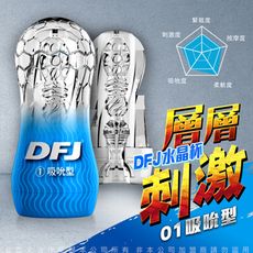 ◤VIVI◥DFJ水晶杯 全包裹式吸吮立體通道自慰杯-吸吮型